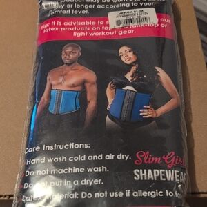 Blue and Black Shapewear Corset